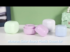 Contenitori di crema di plastica vuoti a colori di maccheroni